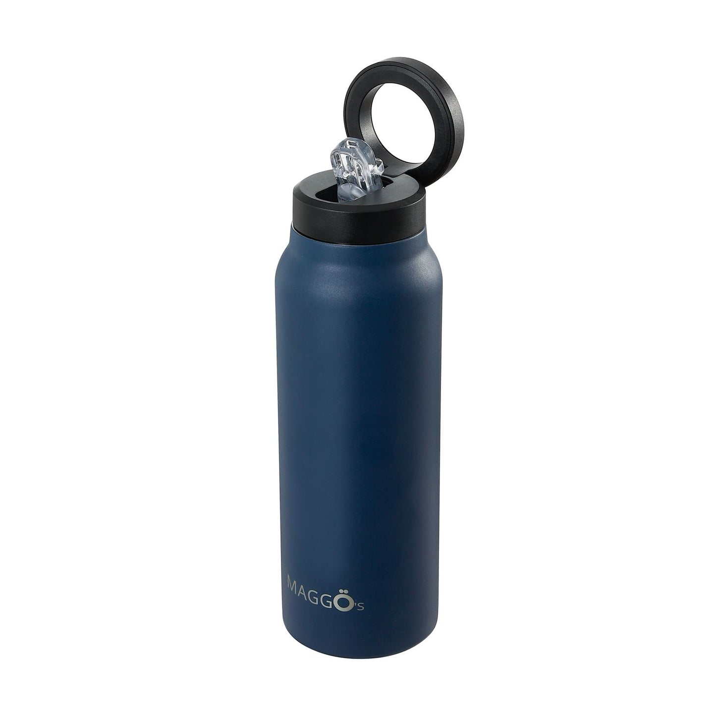 Botella térmica MAGGÖ's azul marino con tapa de anillo magnético