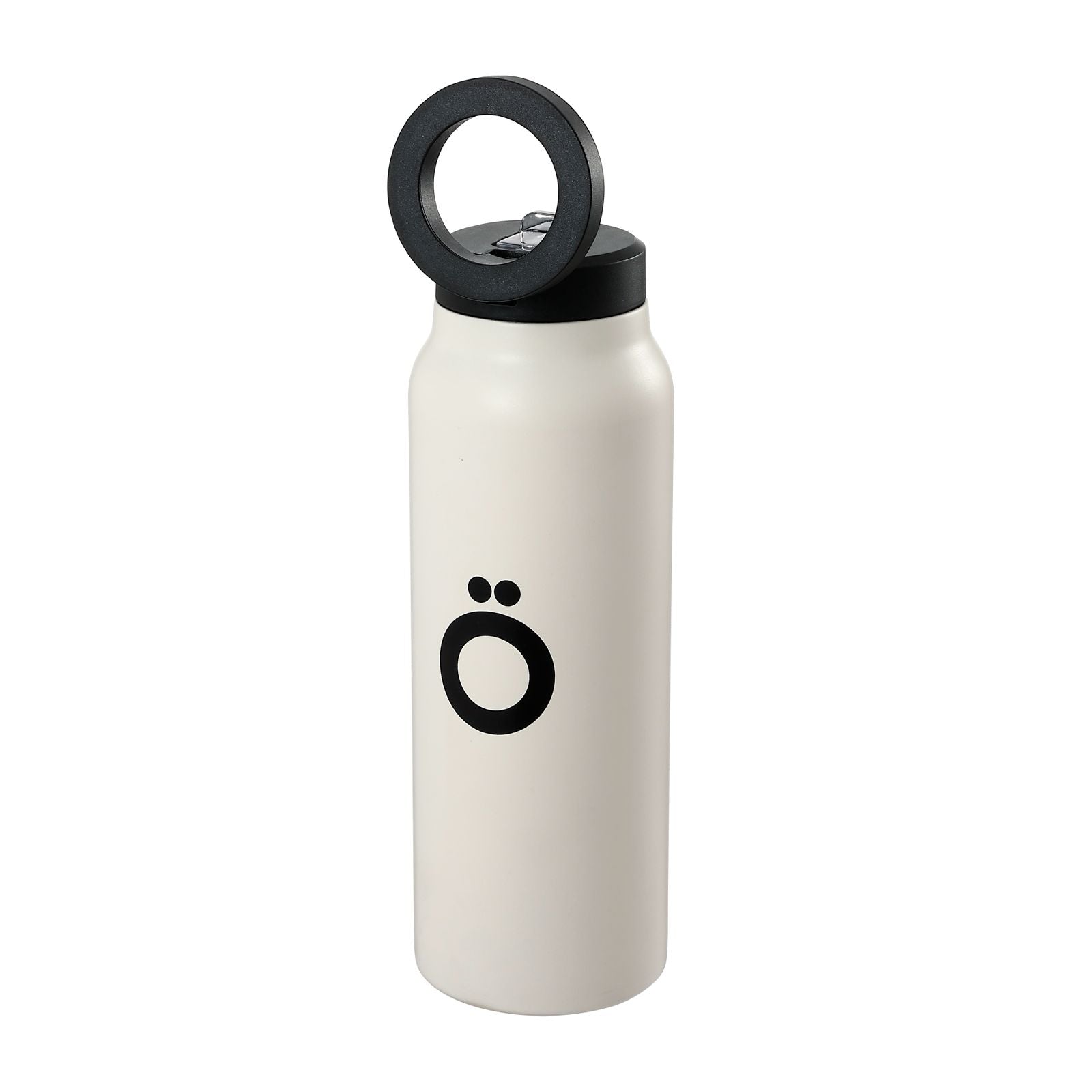 Botella térmica MAGGÖ's color hueso con logo